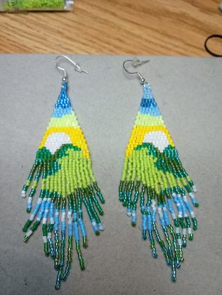 Sunset Fringe Earrings 