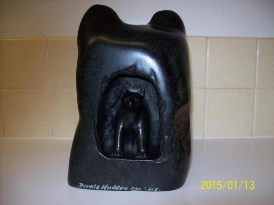 Chlorite Mother Bear (back view)