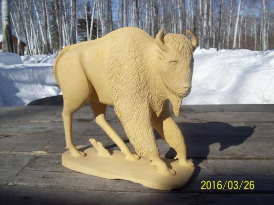 Spirit of the Wood Buffalo, Egyptian Limestone