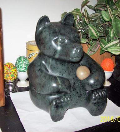 Rock and Roll Bear, Brazilian Soap Stone