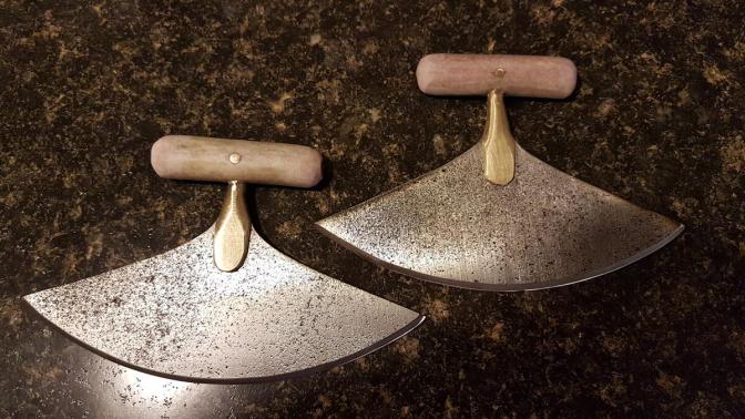 Ulu with caribou antler