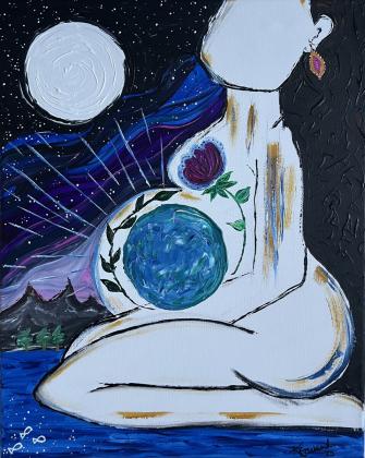 Painting by Kelsey Townend 