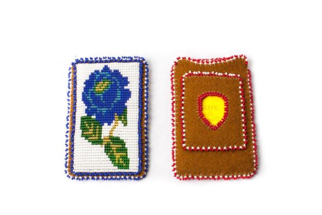 Beaded phone case