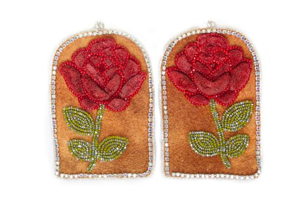 Tufted earrings