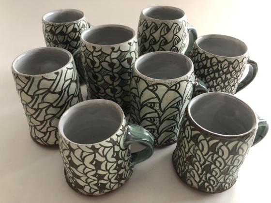 steins and vases