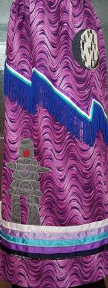 Arctic Night Ribbon Skirt, Taalrumiq, 2020