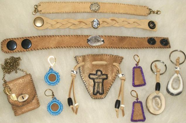 Keychains, earrings, etc.