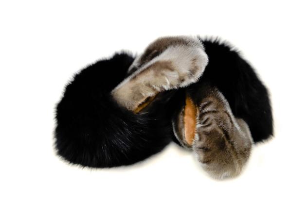 Sealskin mitts