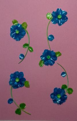 Vibrant blue flowers