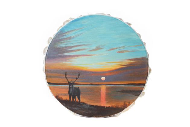 Painted Dene Drum