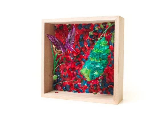 Fish bone butterfly and fish scale cocoon 