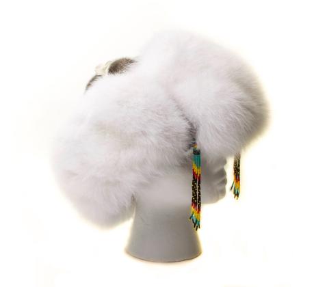 Sealskin and Arctic Fox Hat