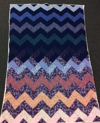 Chevron Quilt, donated to Arctic paws