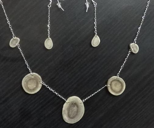 Caribou Necklace and Earrings