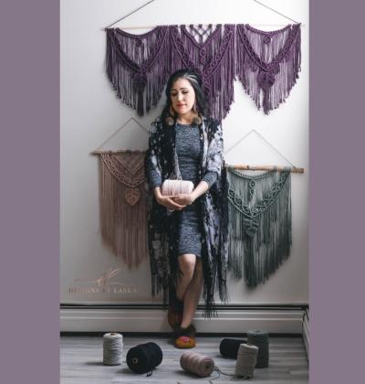 Macrame wall hangings 