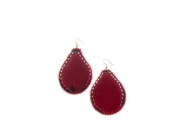 Sealskin earrings