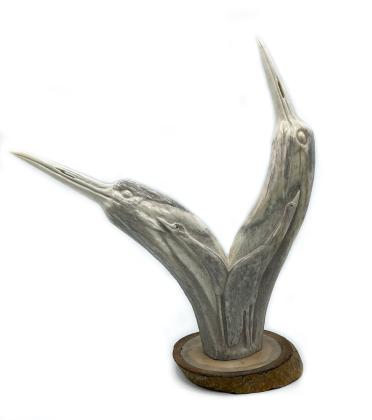 Narwhals - antler carving