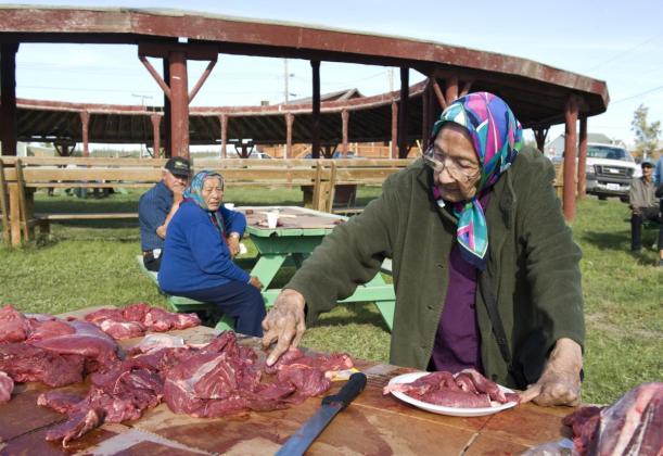 Elders at Community Feast