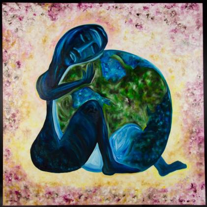Earth's Embrace (2014) Oil paint on canvas