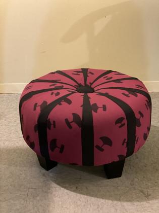 Ulu Fabric footstool 