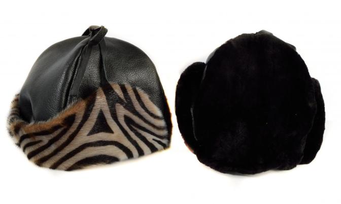 Hats with fur trim