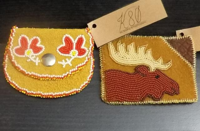 Beaded Cardholder & Change Purse