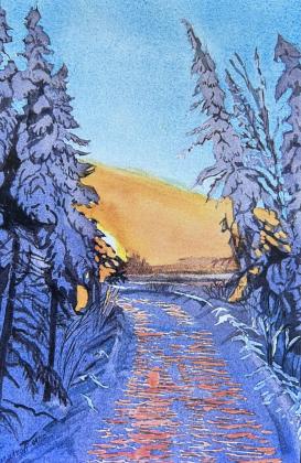 Winter Walk , Frame Lake Trail