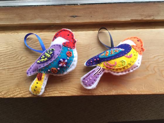 Felted Birds