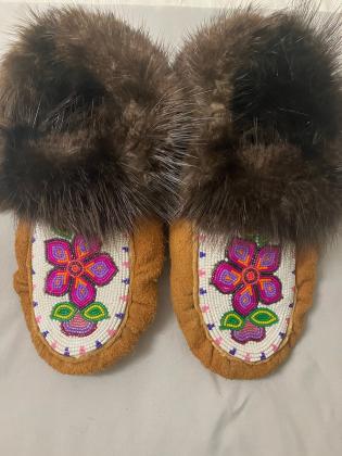 Beaded moccasins