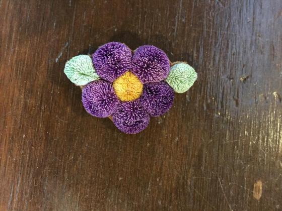 Tufted Brooch