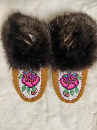 Beaded moccasins