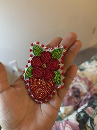 strawberry earrings