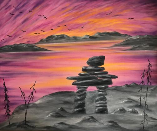Inukshuk sunset