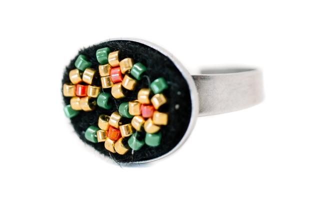 Beaded ring
