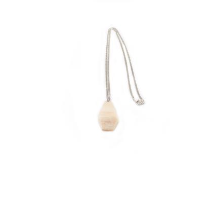 Fossilized walrus pendant