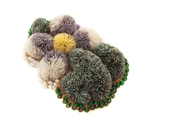 Moosehair Tufting Brooch