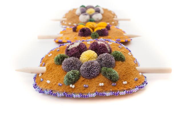 Moosehair Tufting Hair Barrette