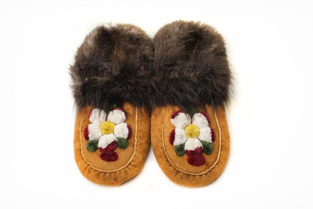 Moosehair Tufted Moccasins