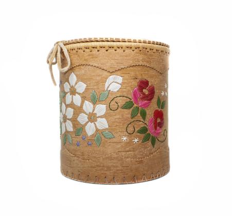 Birchbark Baskets with Porcupine Quillwork