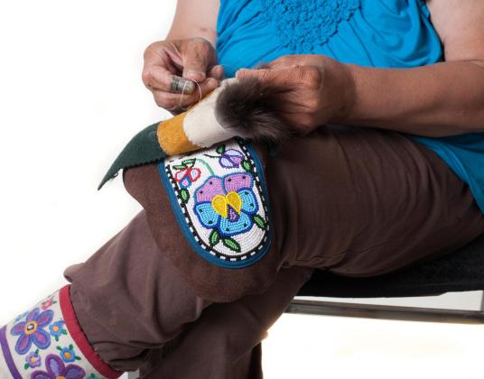 Sewing Moccasins
