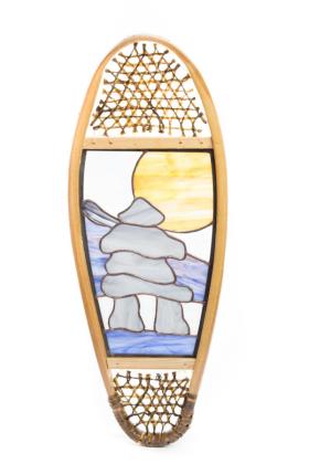 Stained glass Snowshoe