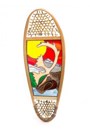 Stained glass Snowshoe