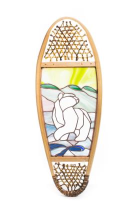 Stained glass Snowshoe