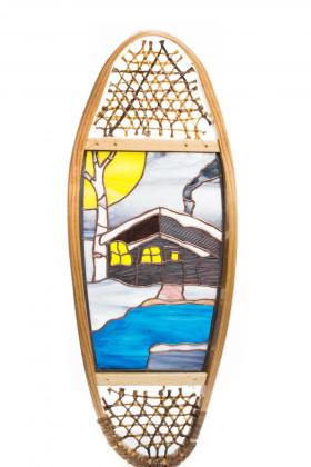 Stained glass Snowshoe