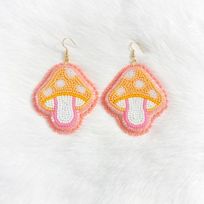 Mushroom Earrings