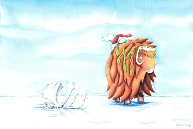 Bear & Muskoka's Search -Watercolor 2022