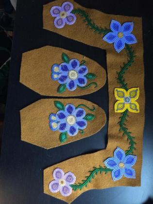 Beadwork for Nellie's Boots - Spring/Summer 2016
