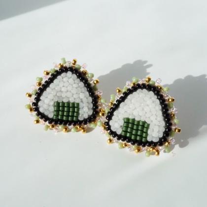 Onigiri Studs
