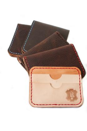 Leather card holder