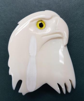 Ivory brooch